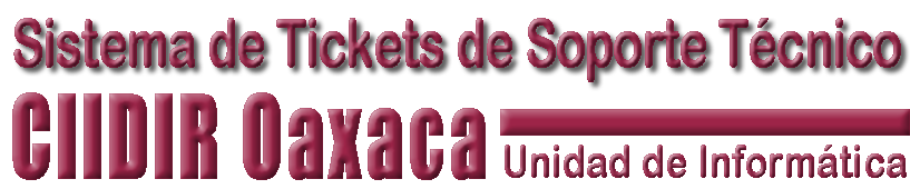 Sistema de Tickets de la Unidad de Informática